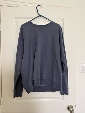 Hanes Men's Crewneck Sweatshirt - Anchor Slate color